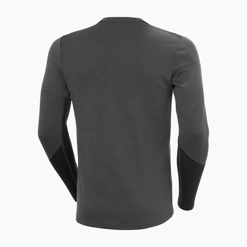 Bluză termoactivă pentru bărbați Helly Hansen Lifa Merino Midweight Crew thunder grey 6