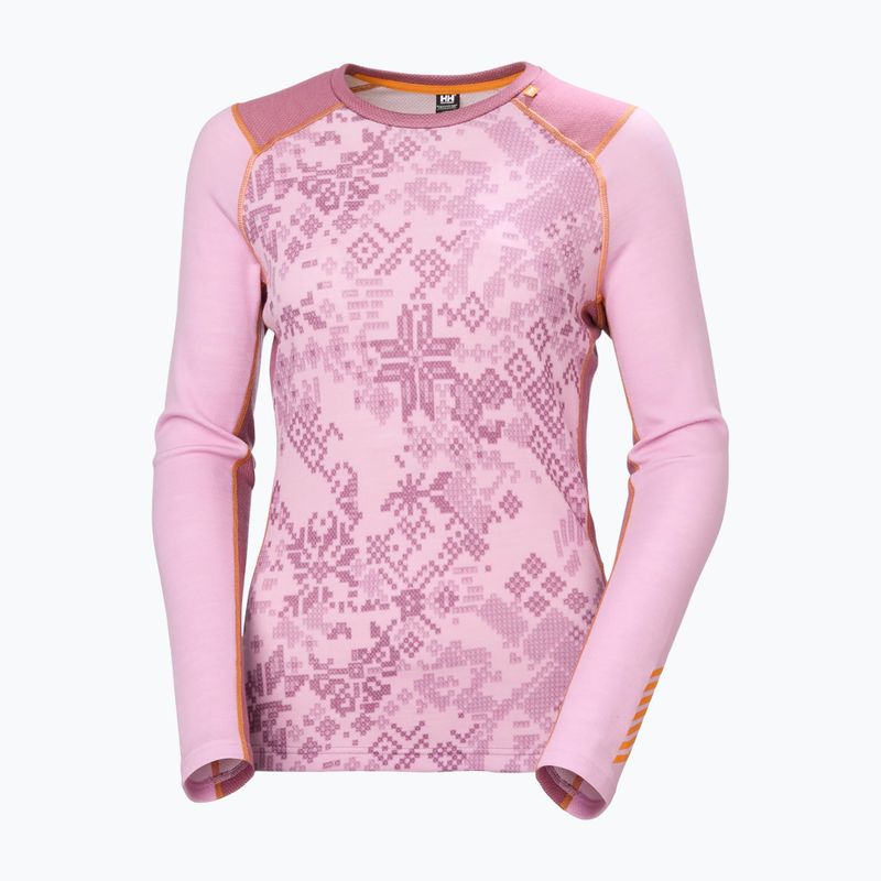 Bluza termică pentru femei Helly Hansen Lifa Merino Midweight Culoare cherry blossom new nordic 5