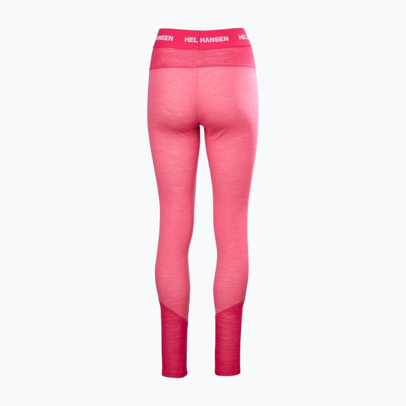 Pantaloni termoactivi pentru femei Helly Hansen Lifa Merino Midweight hot pink 6