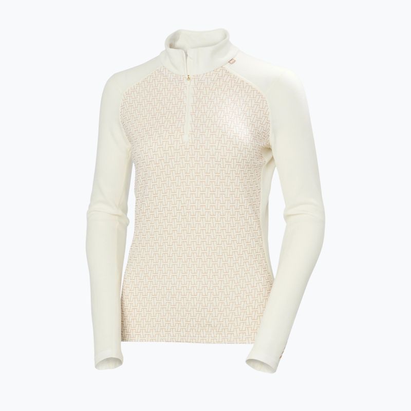Bluza termică pentru femei Helly Hansen Lifa Merino Midweight Gra 1/2 Zip snow monogram aop 5
