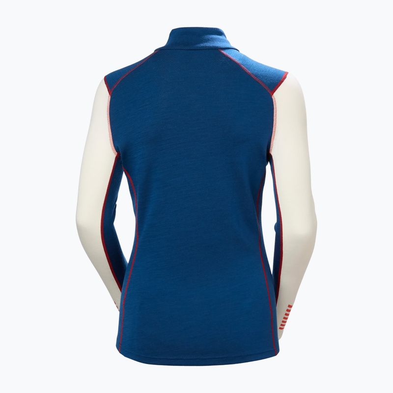 Bluză termoactivă pentru femei Helly Hansen Lifa Merino Midweight Gra 1/2 Zip bright blue new nordic aop 6