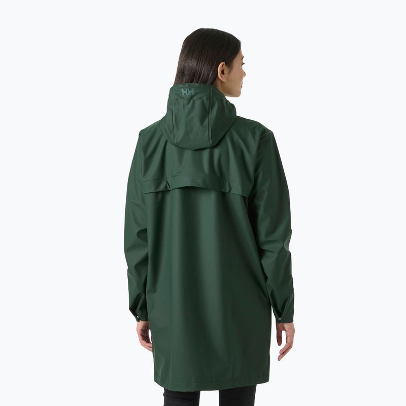 Pardesiu de ploaie pentru femei Helly Hansen Moss Rain Coat dark jungle 2