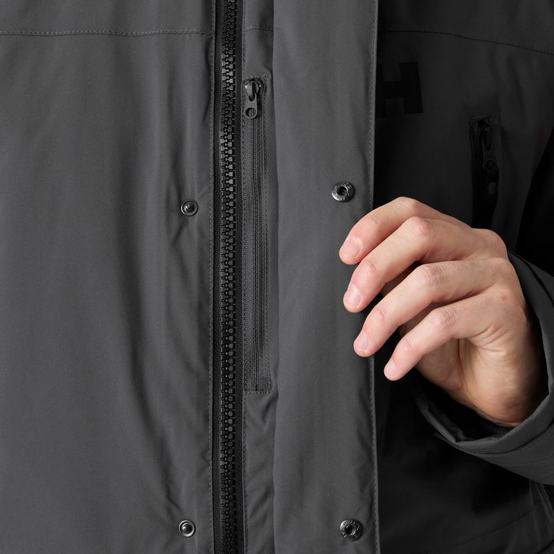 Geacă de iarnă pentru bărbați Helly Hansen Reine Parka thunder grey 7