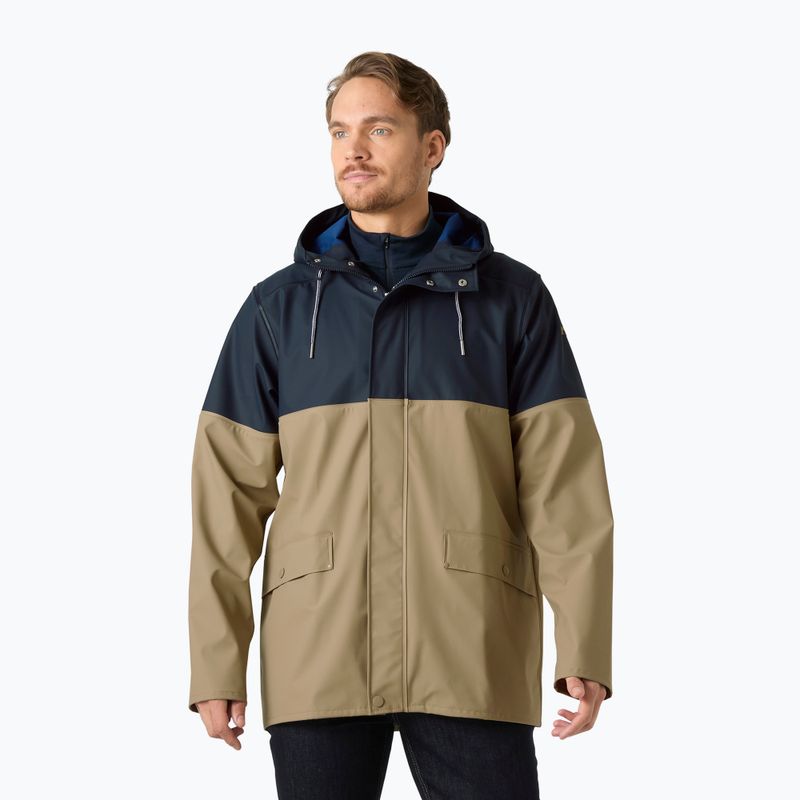 Geacă de navigație pentru bărbați Helly Hansen Moss Block Coat pebble