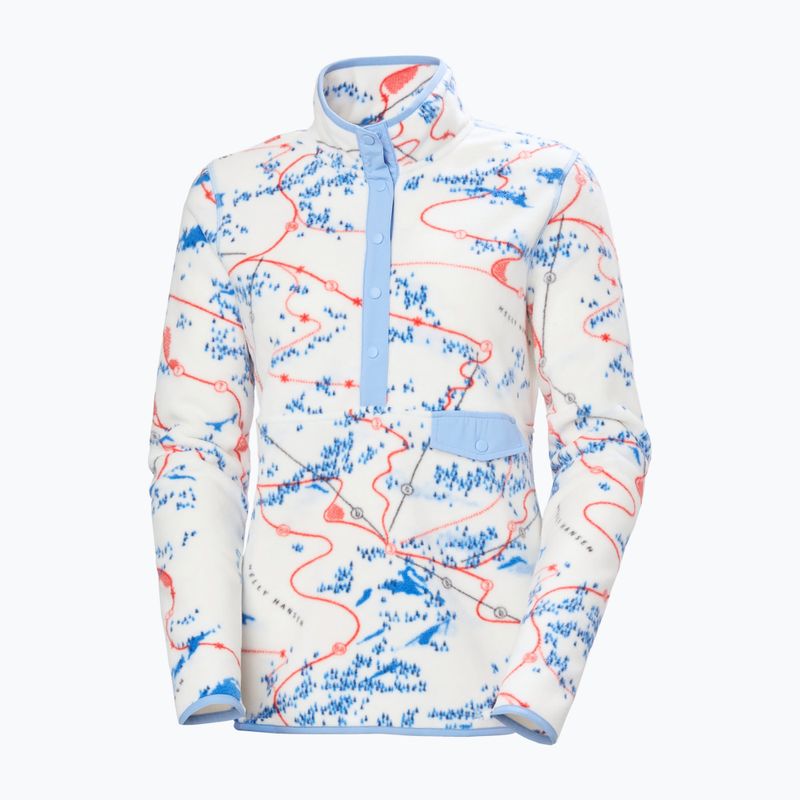 Bluză fleece pentru femei Helly Hansen Maridalen Printed Fleece white slope map aop 4