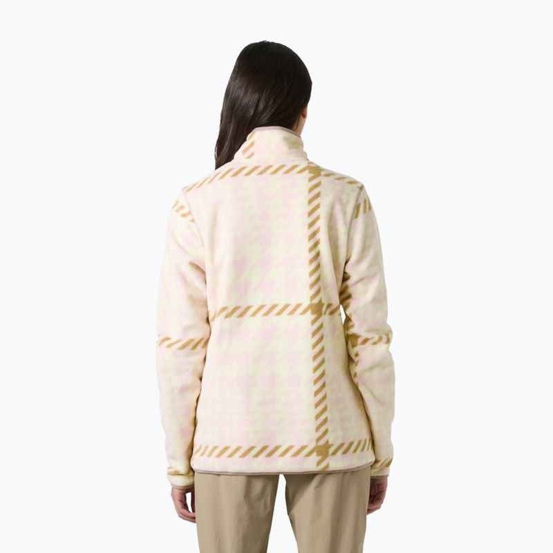 Bluză fleece pentru femei Helly Hansen Maridalen Printed Fleece pink shake broxburn plaid 2