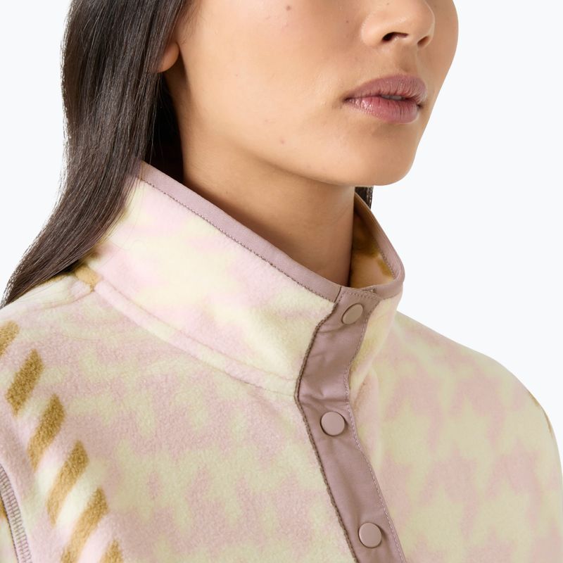 Bluză fleece pentru femei Helly Hansen Maridalen Printed Fleece pink shake broxburn plaid 3