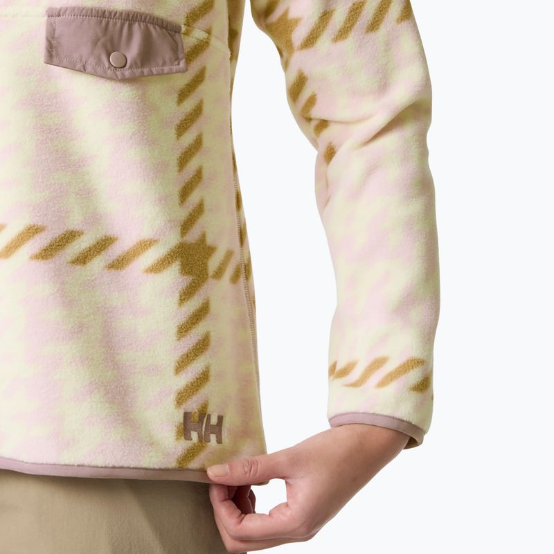 Bluză fleece pentru femei Helly Hansen Maridalen Printed Fleece pink shake broxburn plaid 4