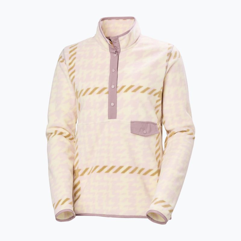 Bluză fleece pentru femei Helly Hansen Maridalen Printed Fleece pink shake broxburn plaid 5