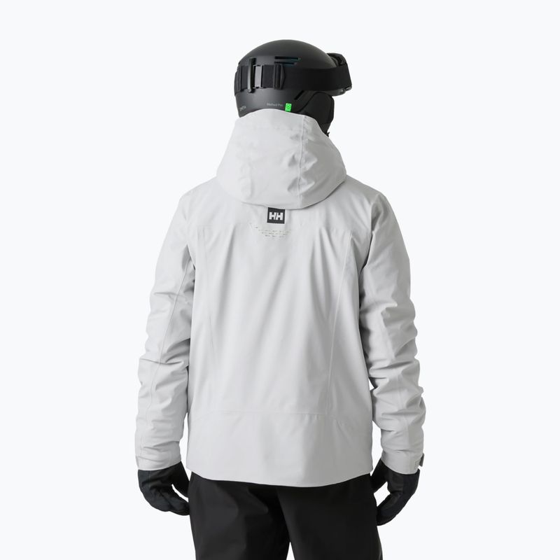 Geacă de schi pentru bărbați Helly Hansen Alpha Lifaloft grey fog 2
