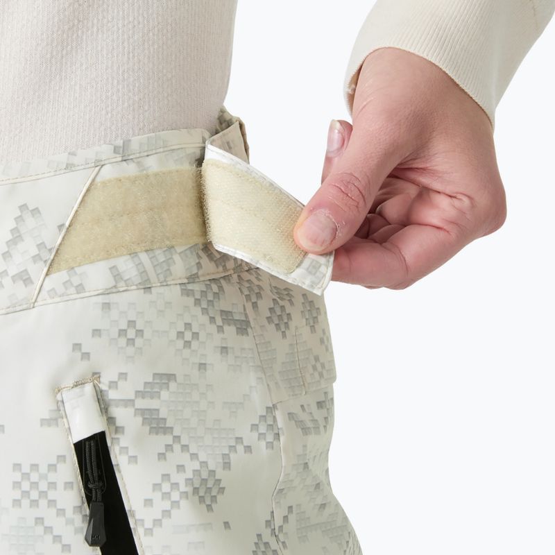 Pantaloni de schi pentru femei Helly Hansen Legendary Insulated cream new nordic aop 3
