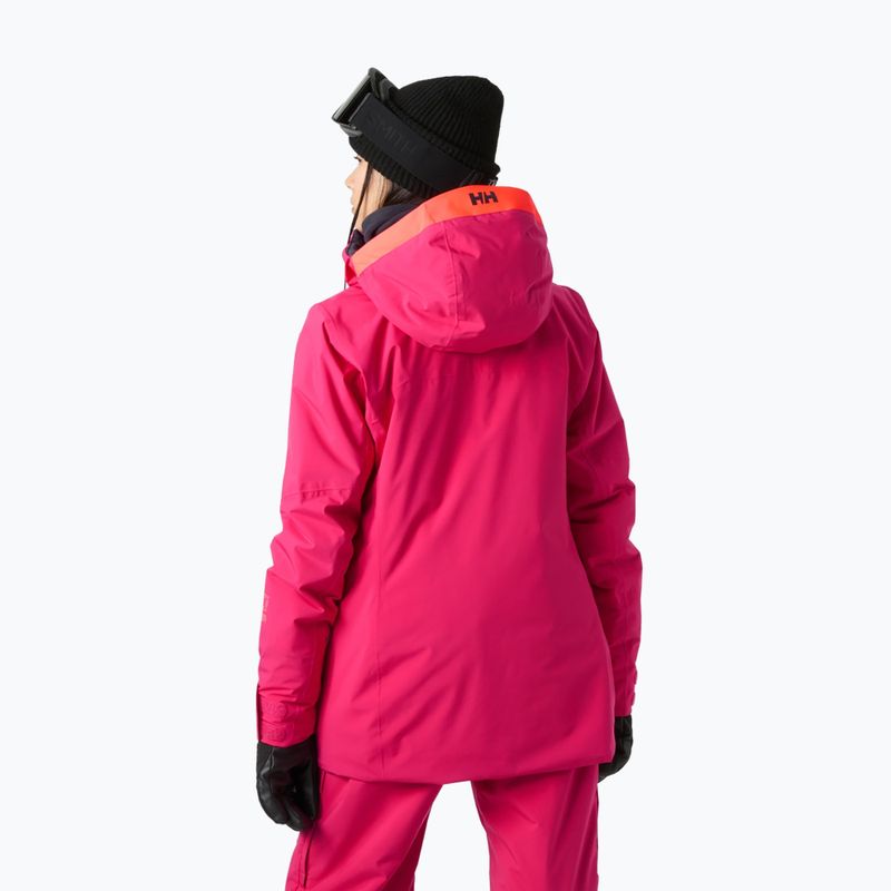 Geacă de schi pentru femei Helly Hansen Powshot cranberry 2