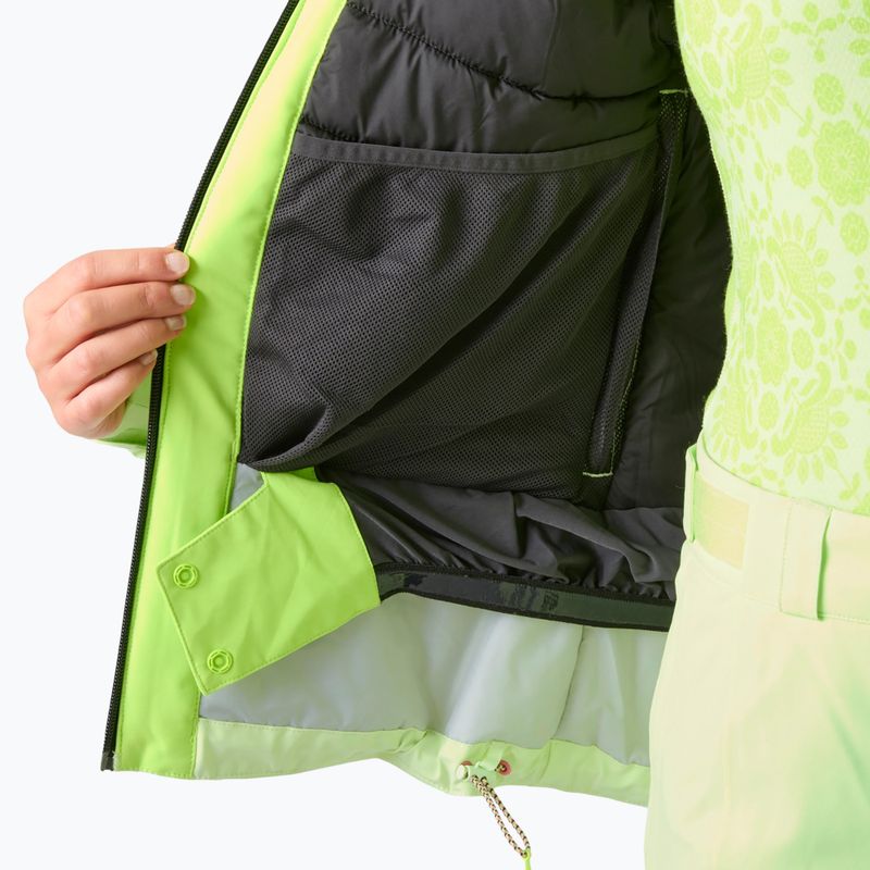 Geacă de schi pentru femei Helly Hansen Alphelia luminous green 10