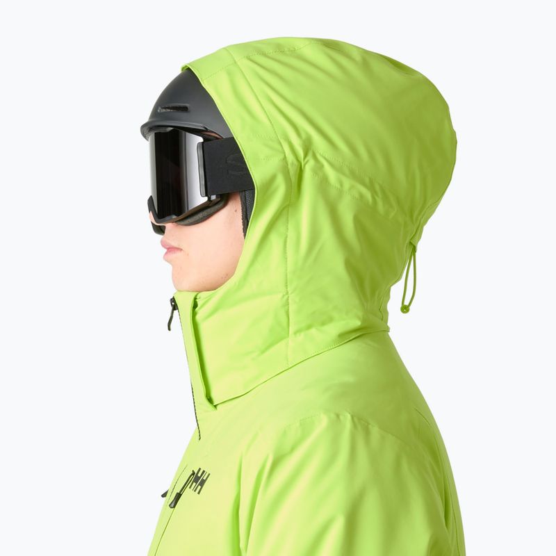 Geacă de schi pentru bărbați Helly Hansen Alpha 4.0 luminous green 3