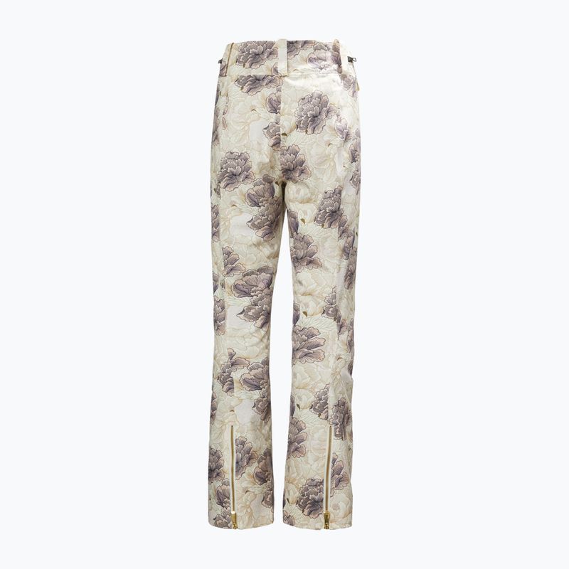Pantaloni de schi pentru femei Helly Hansen St. Moritz Ins 2.0 purple clay sakura aop 2