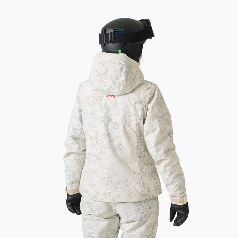 Geacă de schi pentru femei Helly Hansen Valdisere 3.0 cream new nordic aop 2