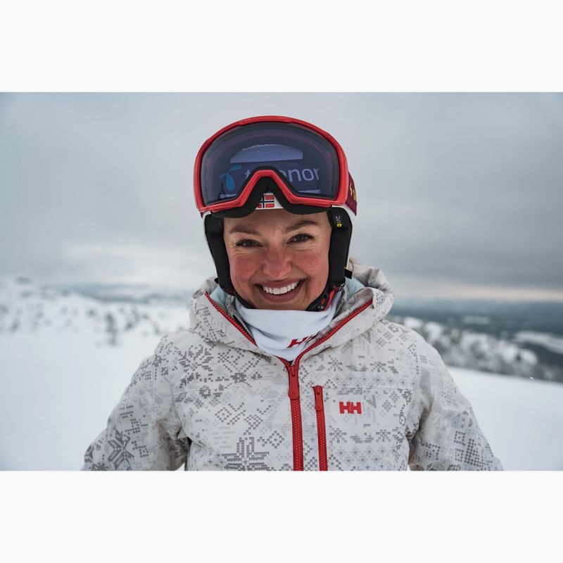 Geacă de schi pentru femei Helly Hansen Valdisere 3.0 cream new nordic aop 9