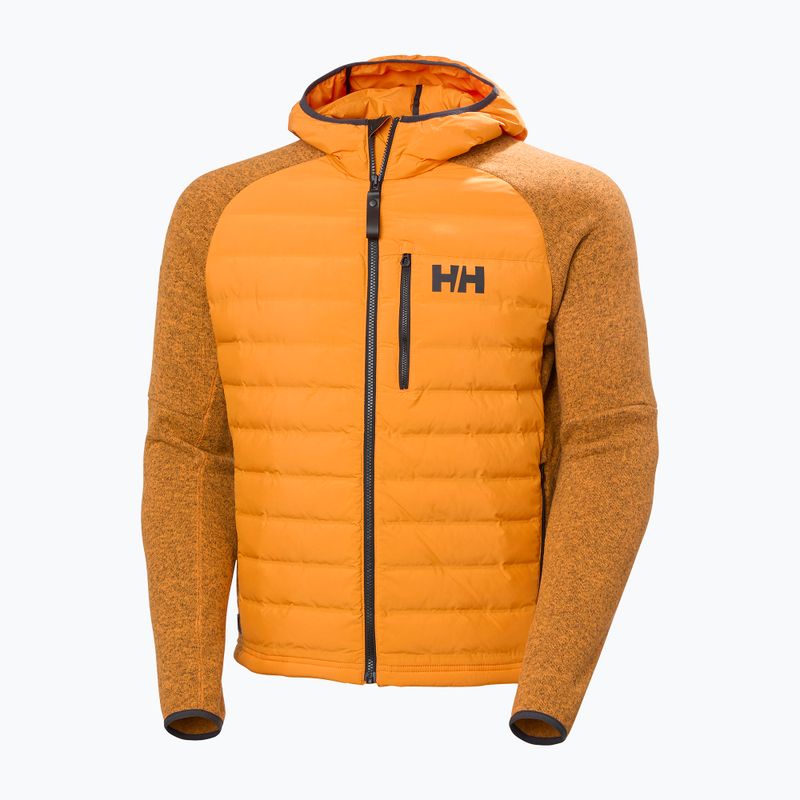 Geacă hibrid pentru bărbați Helly Hansen Skagen Hybrid Knit Insulator ignite orange 6