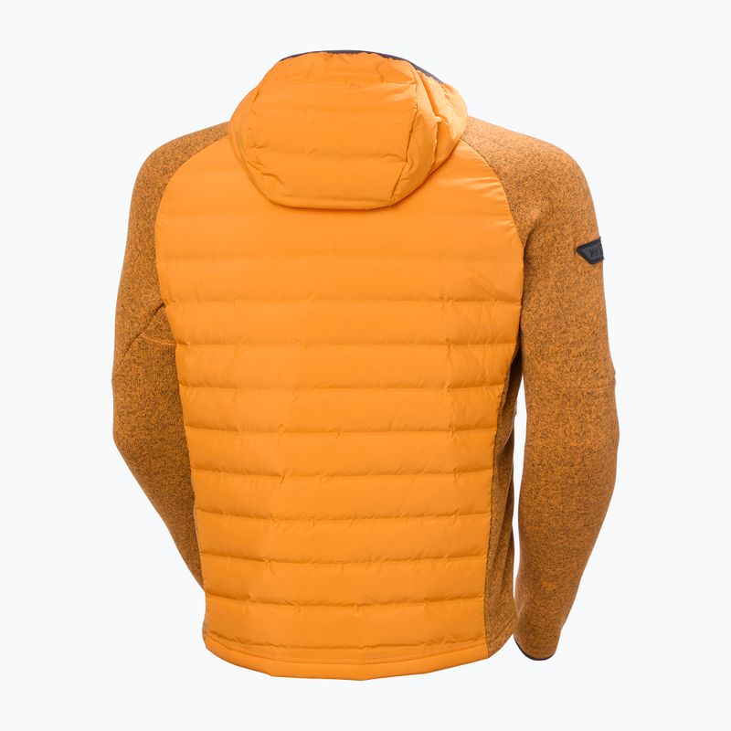 Geacă hibrid pentru bărbați Helly Hansen Skagen Hybrid Knit Insulator ignite orange 7