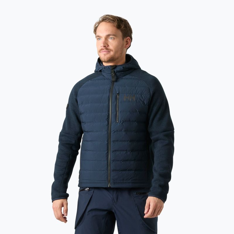 Geacă hibrid pentru bărbați Helly Hansen Skagen Hybrid Knit Insulator navy
