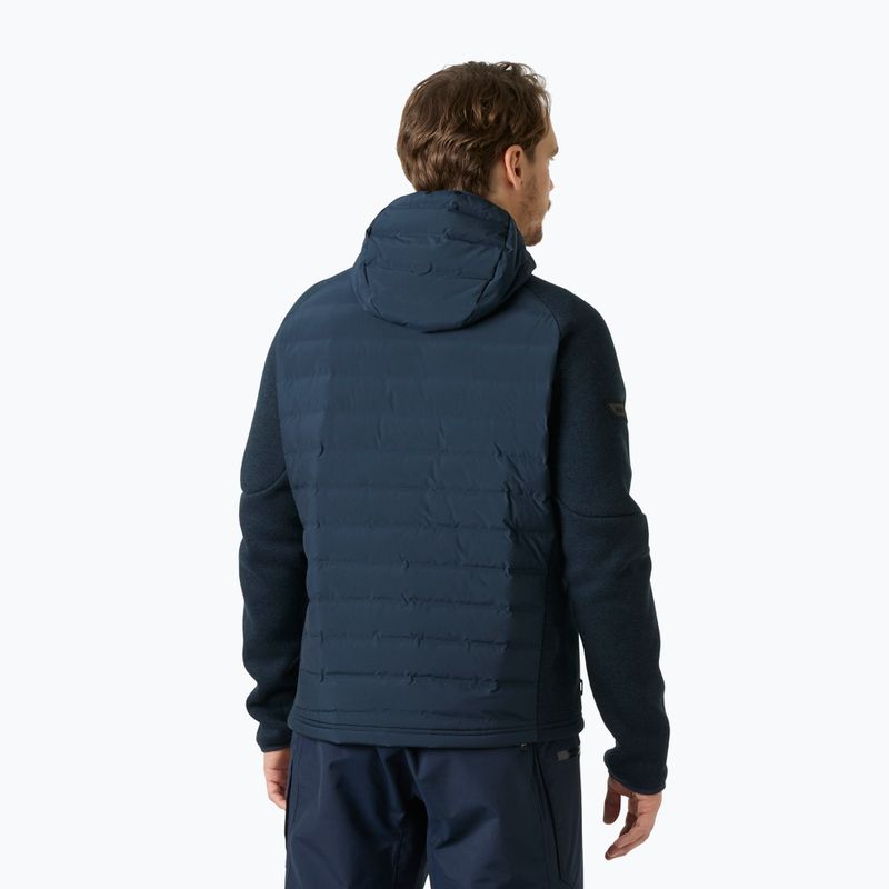 Geacă hibrid pentru bărbați Helly Hansen Skagen Hybrid Knit Insulator navy 2