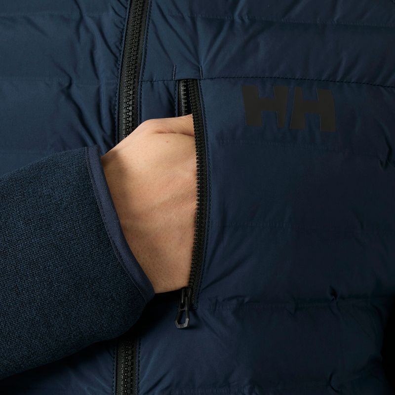 Geacă hibrid pentru bărbați Helly Hansen Skagen Hybrid Knit Insulator navy 5