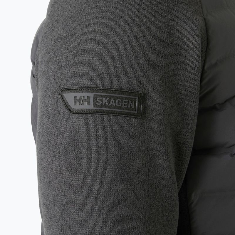 Geacă hibrid pentru bărbați Helly Hansen Skagen Hybrid Knit Insulator ebony 5