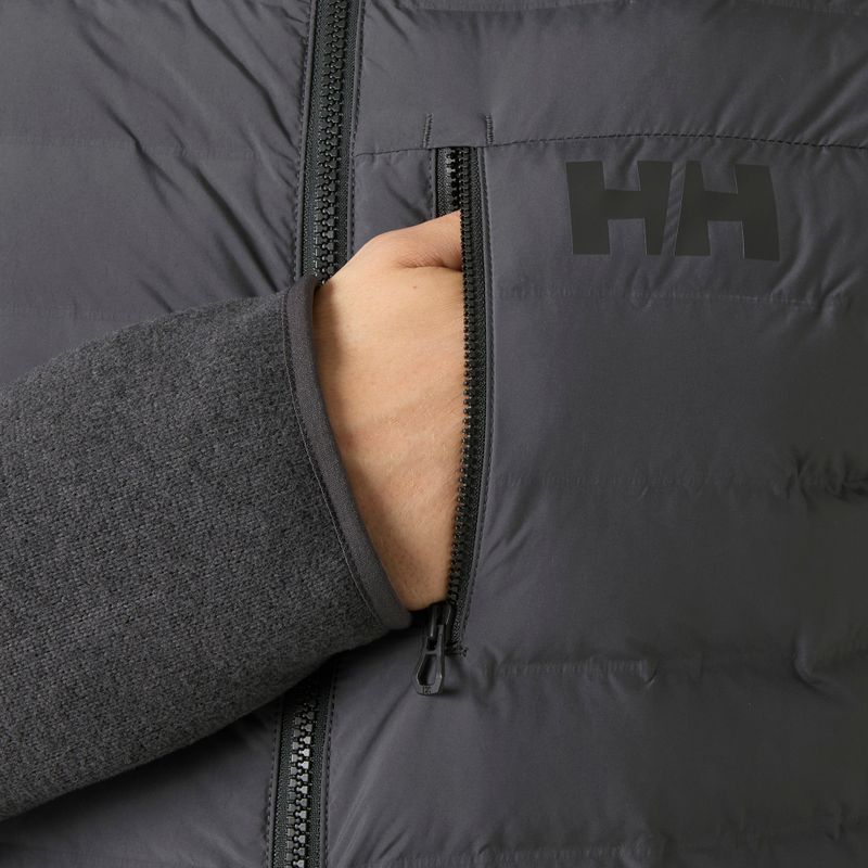 Geacă hibrid pentru bărbați Helly Hansen Skagen Hybrid Knit Insulator ebony 6