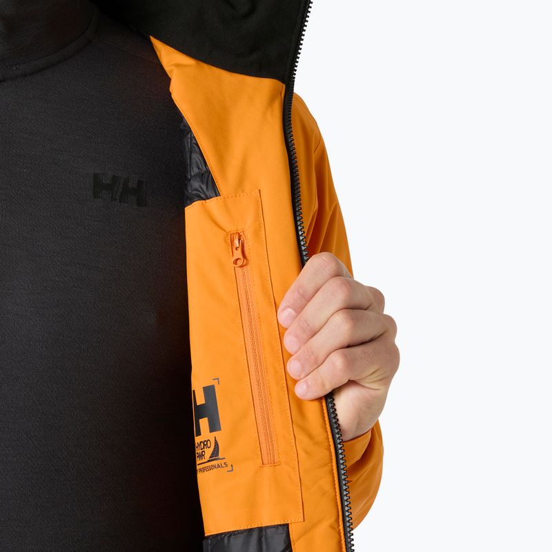 Geacă de navigație pentru bărbați Helly Hansen HP Racing Lifaloft Hood ignite orange 7