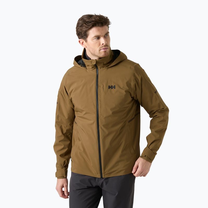 Geacă de navigație pentru bărbați Helly Hansen HP Racing Lifaloft Hood sepia