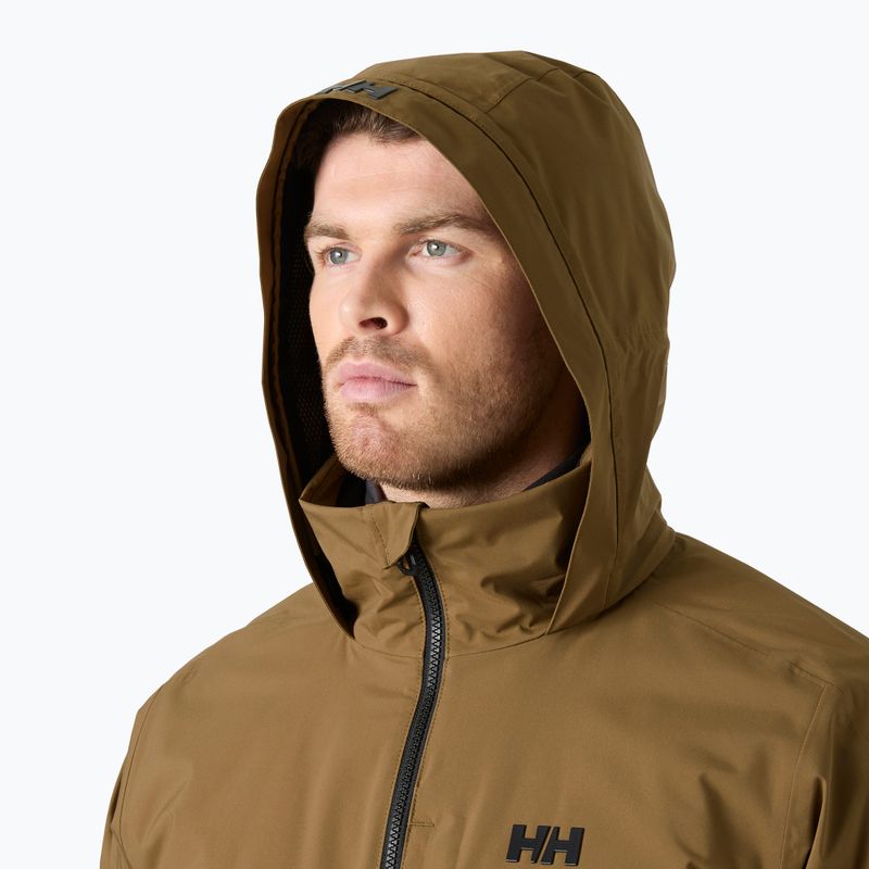 Geacă de navigație pentru bărbați Helly Hansen HP Racing Lifaloft Hood sepia 3