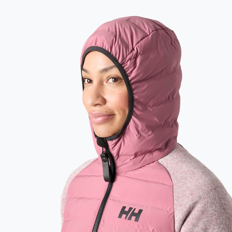 Geacă hibrid pentru femei Helly Hansen Skagen Hybrid Knit Insulator wildberry 3