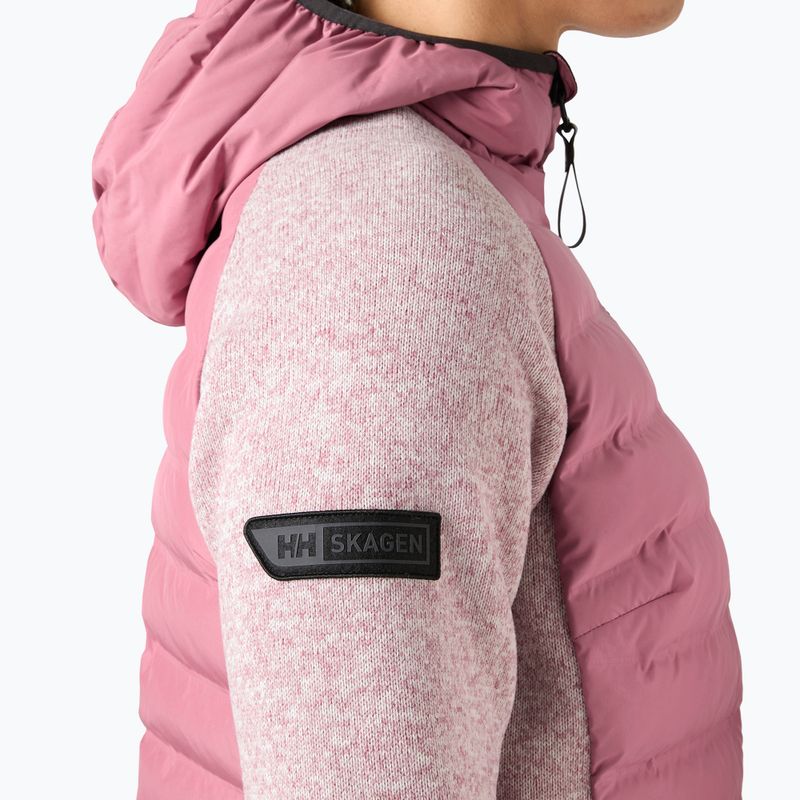 Geacă hibrid pentru femei Helly Hansen Skagen Hybrid Knit Insulator wildberry 4