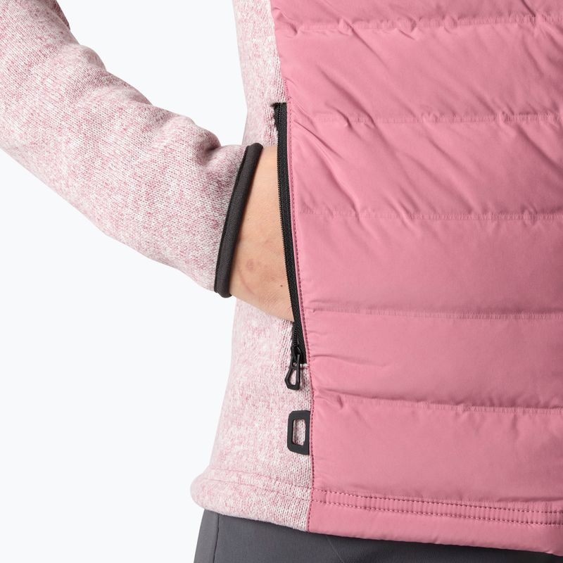 Geacă hibrid pentru femei Helly Hansen Skagen Hybrid Knit Insulator wildberry 5