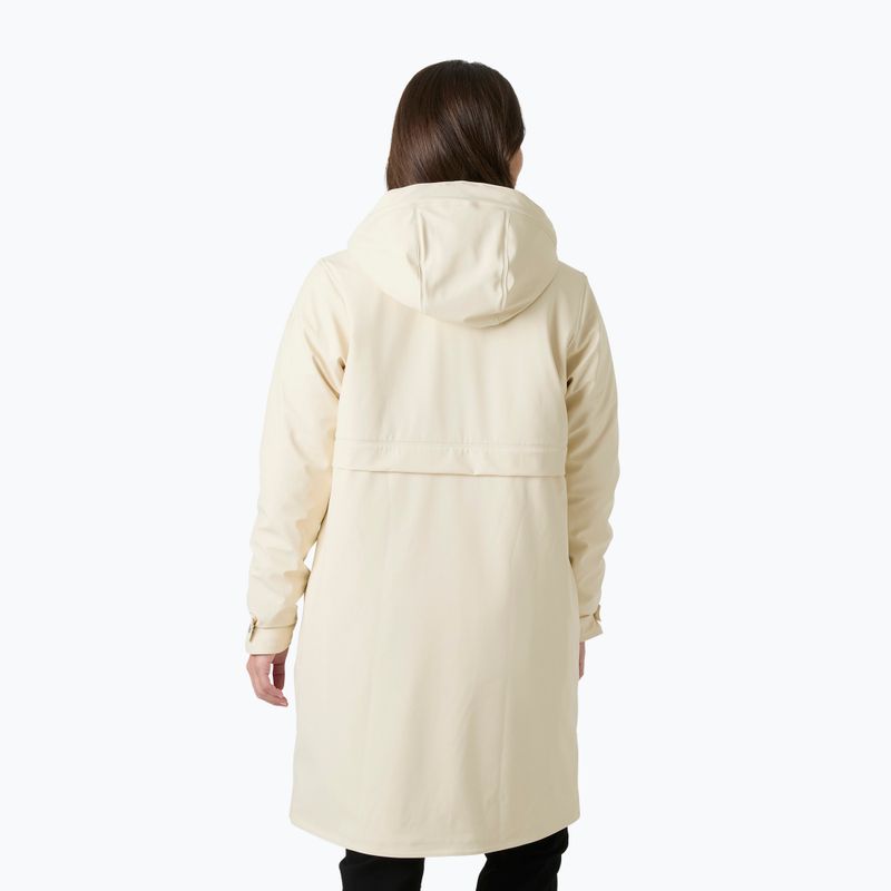 Pardesiu de ploaie pentru femei Helly Hansen Moss Ins Pu Coat cream 2