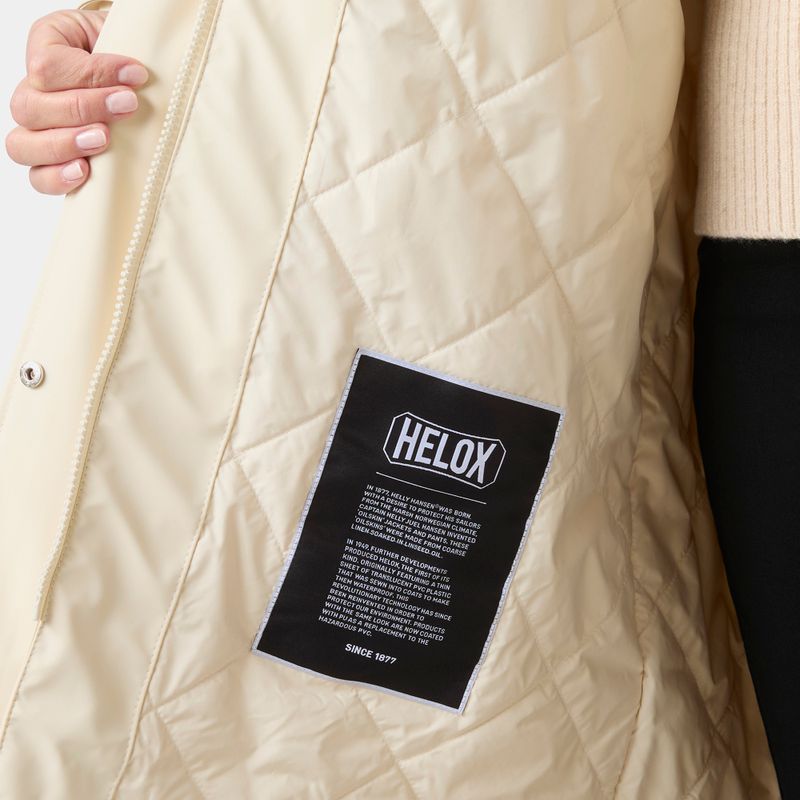 Pardesiu de ploaie pentru femei Helly Hansen Moss Ins Pu Coat cream 7