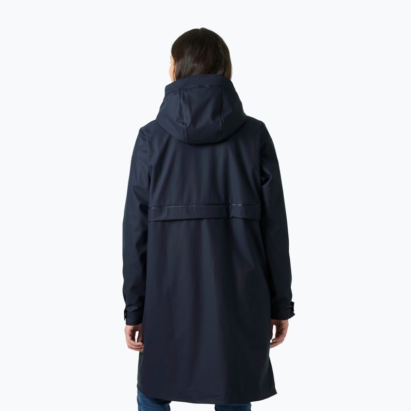 Pardesiu de ploaie pentru femei Helly Hansen Moss Ins Pu Coat navy 2