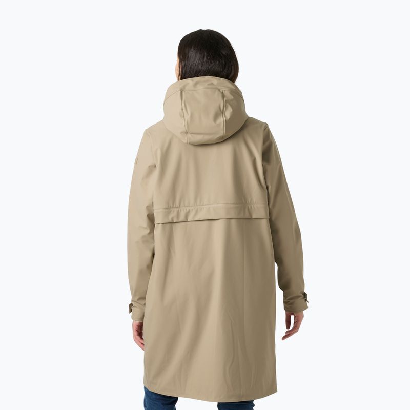 Pardesiu de ploaie pentru femei Helly Hansen Moss Ins Pu Coat pebble 2