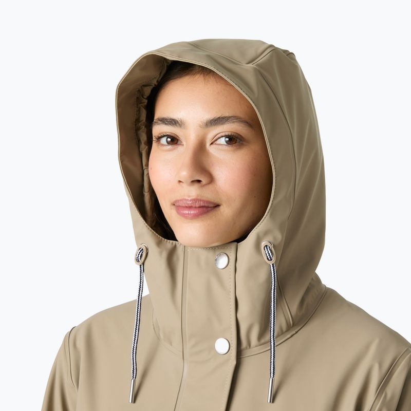 Pardesiu de ploaie pentru femei Helly Hansen Moss Ins Pu Coat pebble 3
