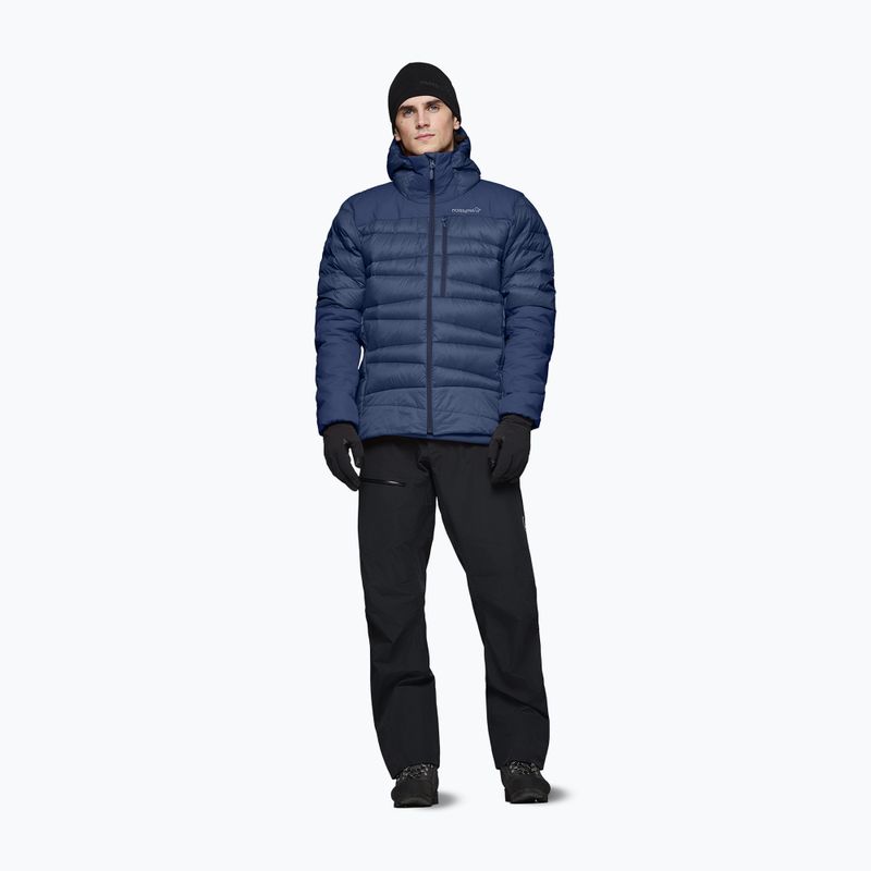 Geacă cu puf pentru bărbați NORRONA Falketind Down 750 Zip Hood indigo night 2