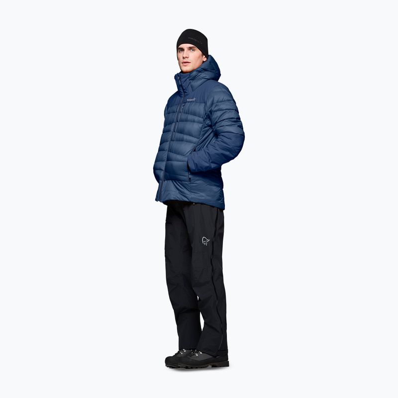 Geacă cu puf pentru bărbați NORRONA Falketind Down 750 Zip Hood indigo night 4