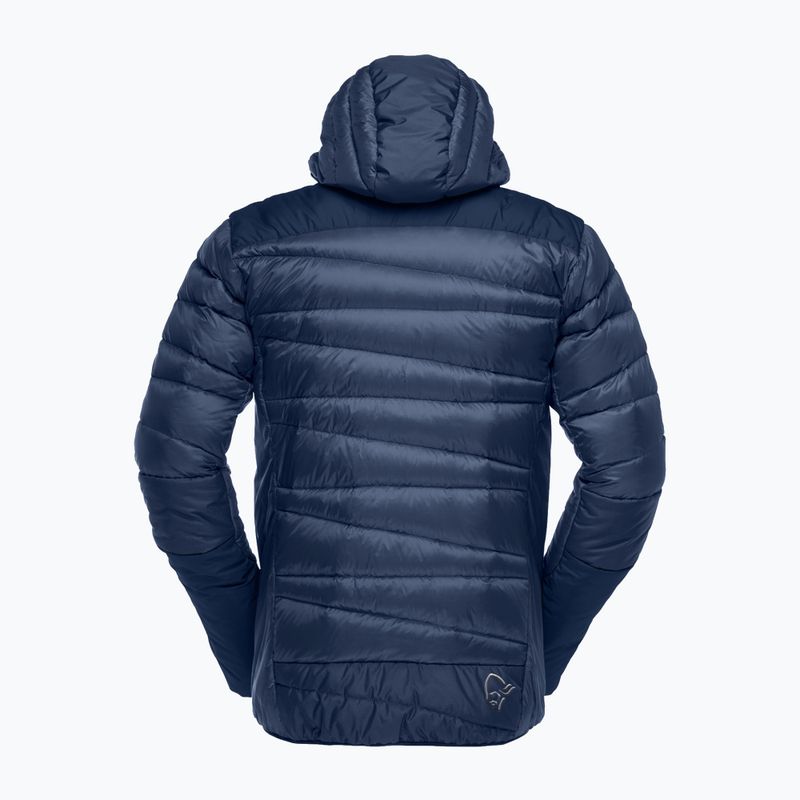 Geacă cu puf pentru bărbați NORRONA Falketind Down 750 Zip Hood indigo night 6