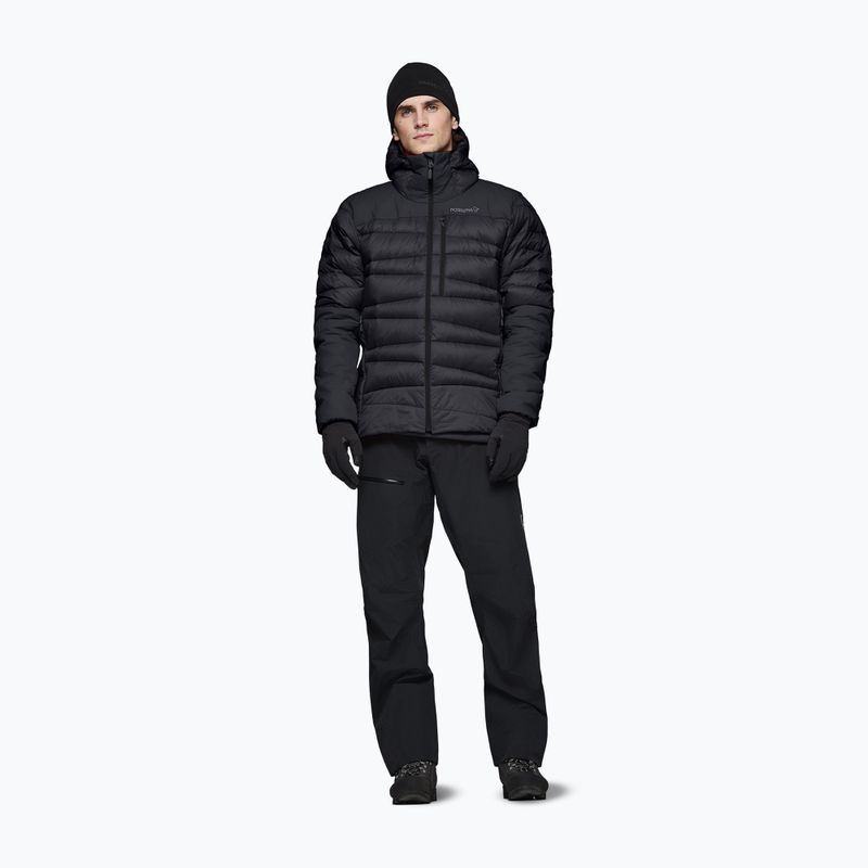 Geacă cu puf pentru bărbați NORRONA Falketind Down 750 Zip Hood caviar black 2