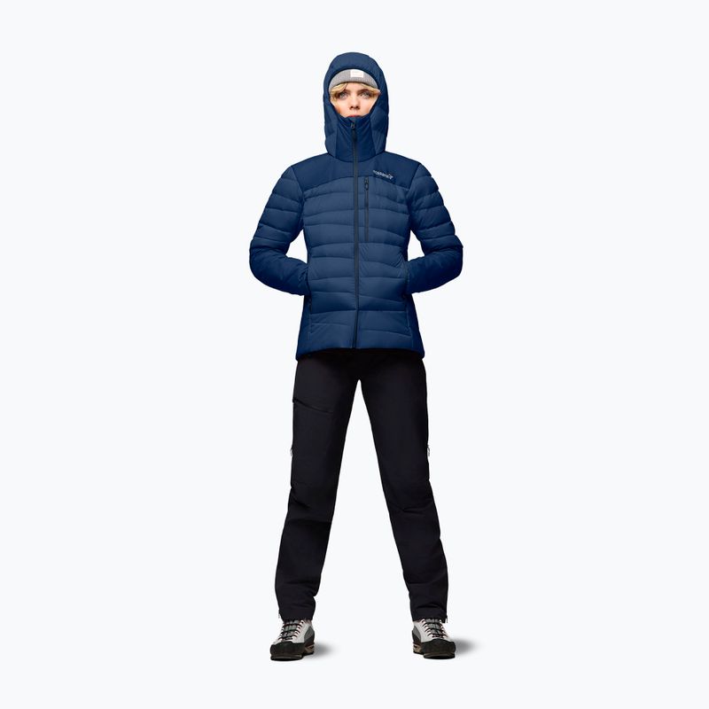 Geacă cu puf pentru femei NORRONA Falketind Down 750 Zip Hood indigo night 2