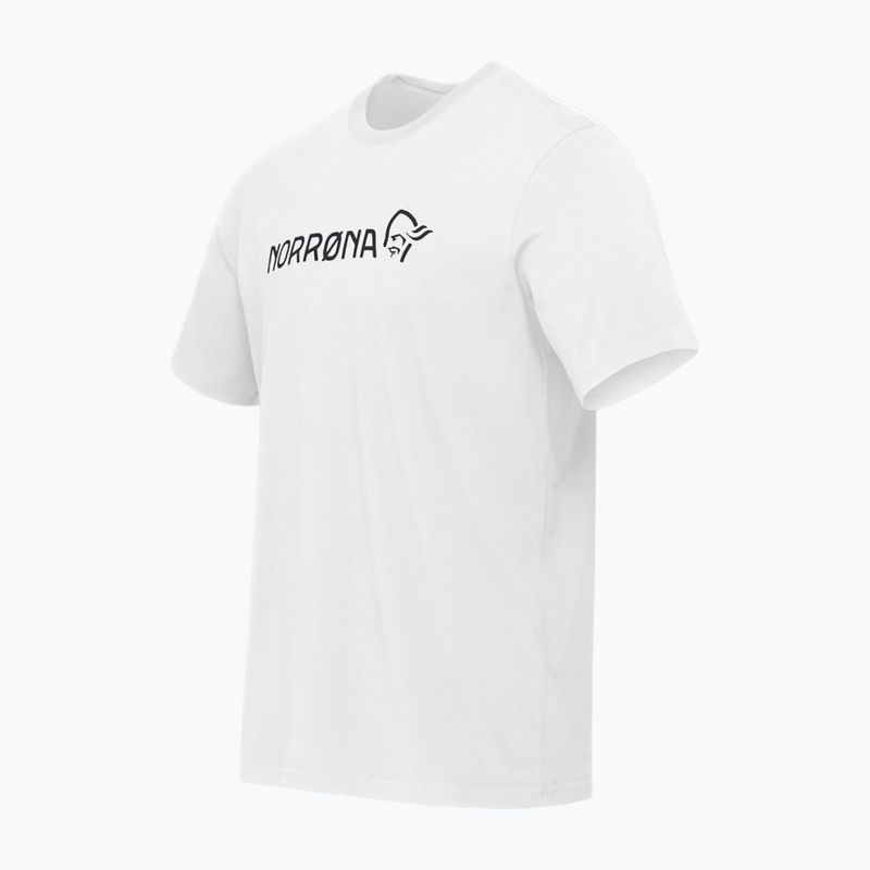 Tricou pentru bărbați NORRONA Cotton Viking pure white 6