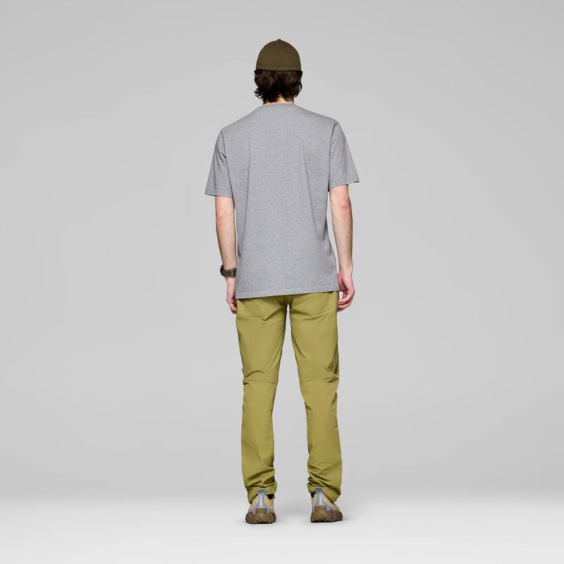Tricou pentru bărbați NORRONA Cotton Viking grey melange/caviar 3