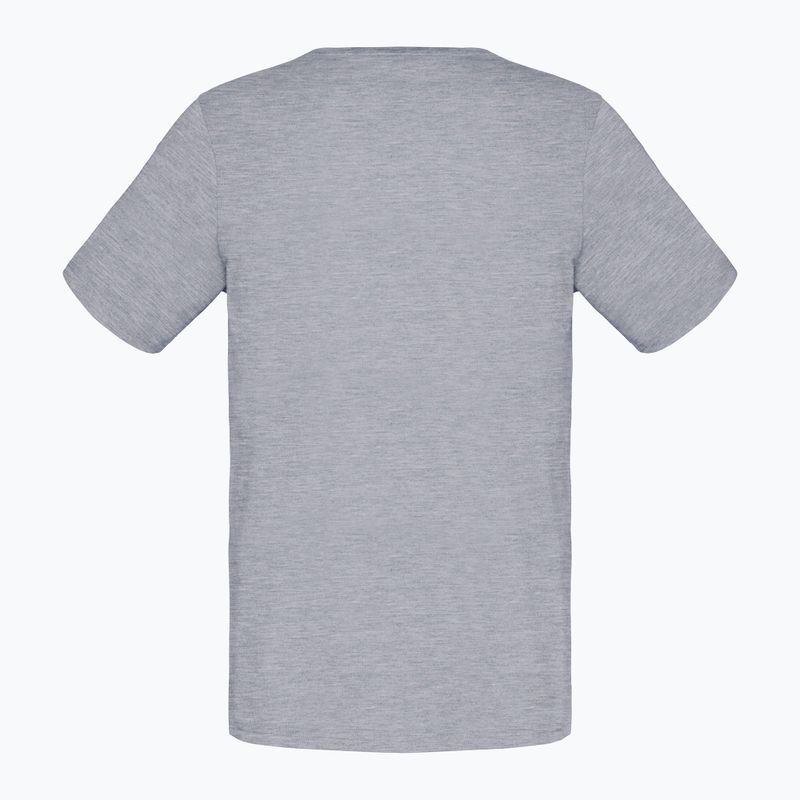 Tricou pentru bărbați NORRONA Cotton Viking grey melange/caviar 5