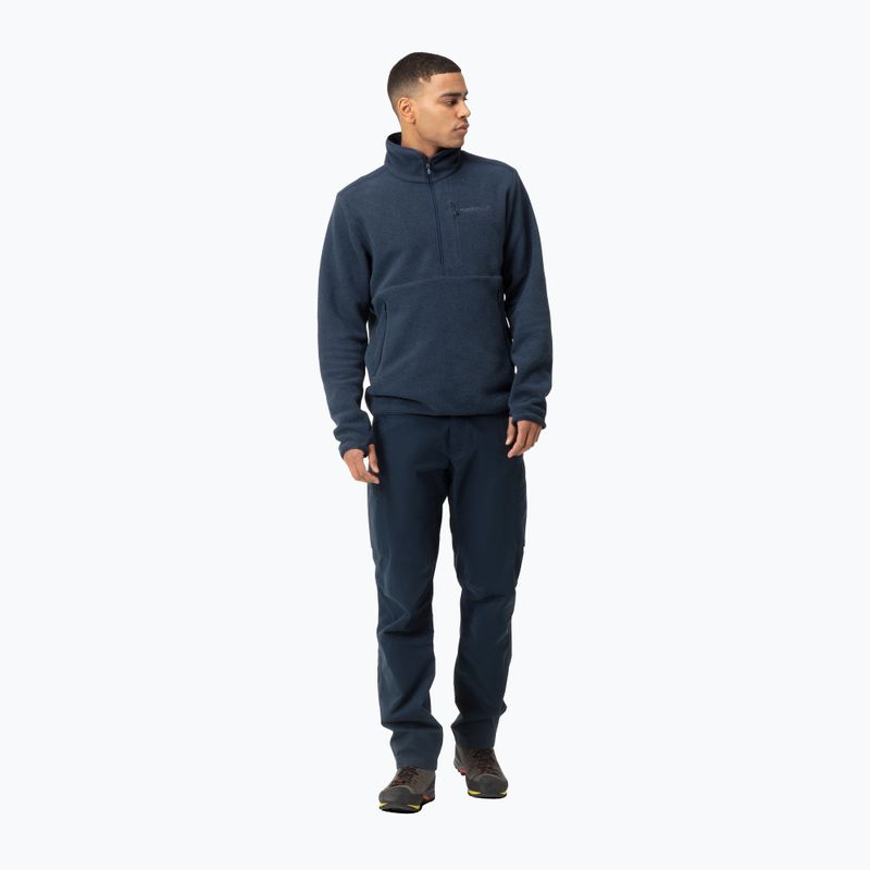 Bluză fleece pentru bărbați NORRONA Femund Warm2 Zip Neck indigo night 2