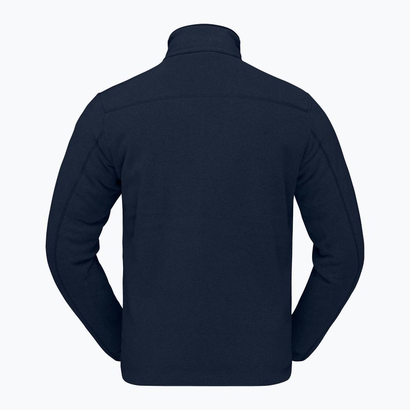 Bluză fleece pentru bărbați NORRONA Femund Warm2 Zip Neck indigo night 5
