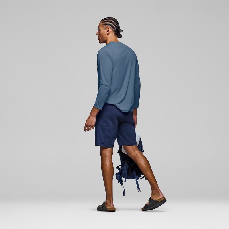 Longsleeve pentru bărbați NORRONA Femund Tech vintage indigo 3